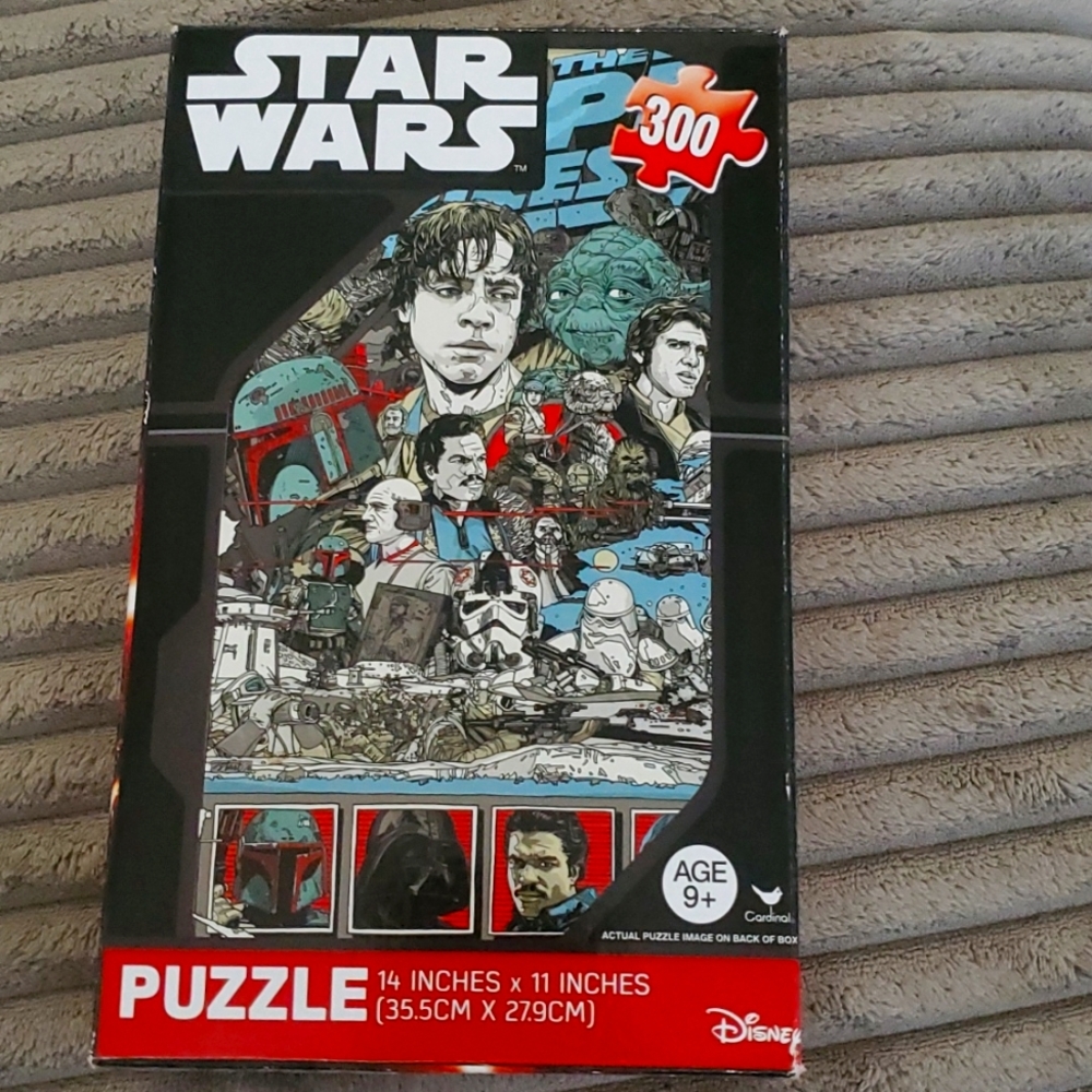 Star Wars Empire Strikes Back 300 Piece Puzzle New  Disney 14 X 11